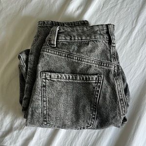 Gray wash jeans